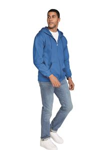 FELPA UOMO CON CAPPUCCIO FULL ZIP